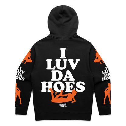 I Luv ( Orange ) - Pullover Hoody