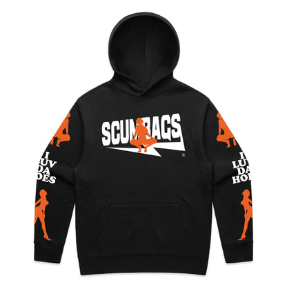 I Luv ( Orange ) - Pullover Hoody