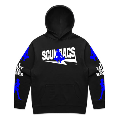 I Luv ( Blue ) - Pullover Hoody