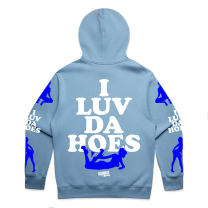I Luv ( Blue ) - Pullover Hoody
