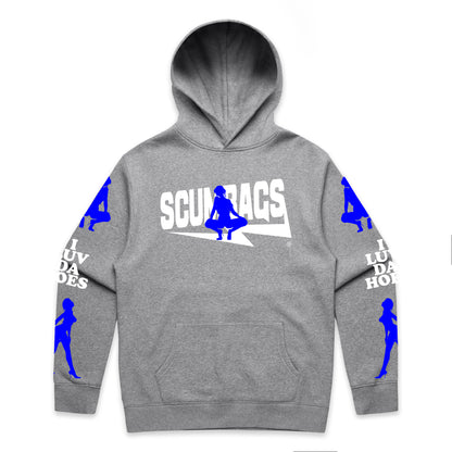 I Luv ( Blue ) - Pullover Hoody